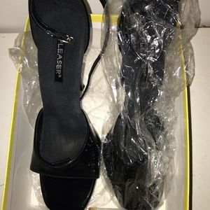 Pleaser Black Stiletto Heels